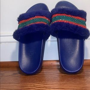 Gucci Slides (Blue)